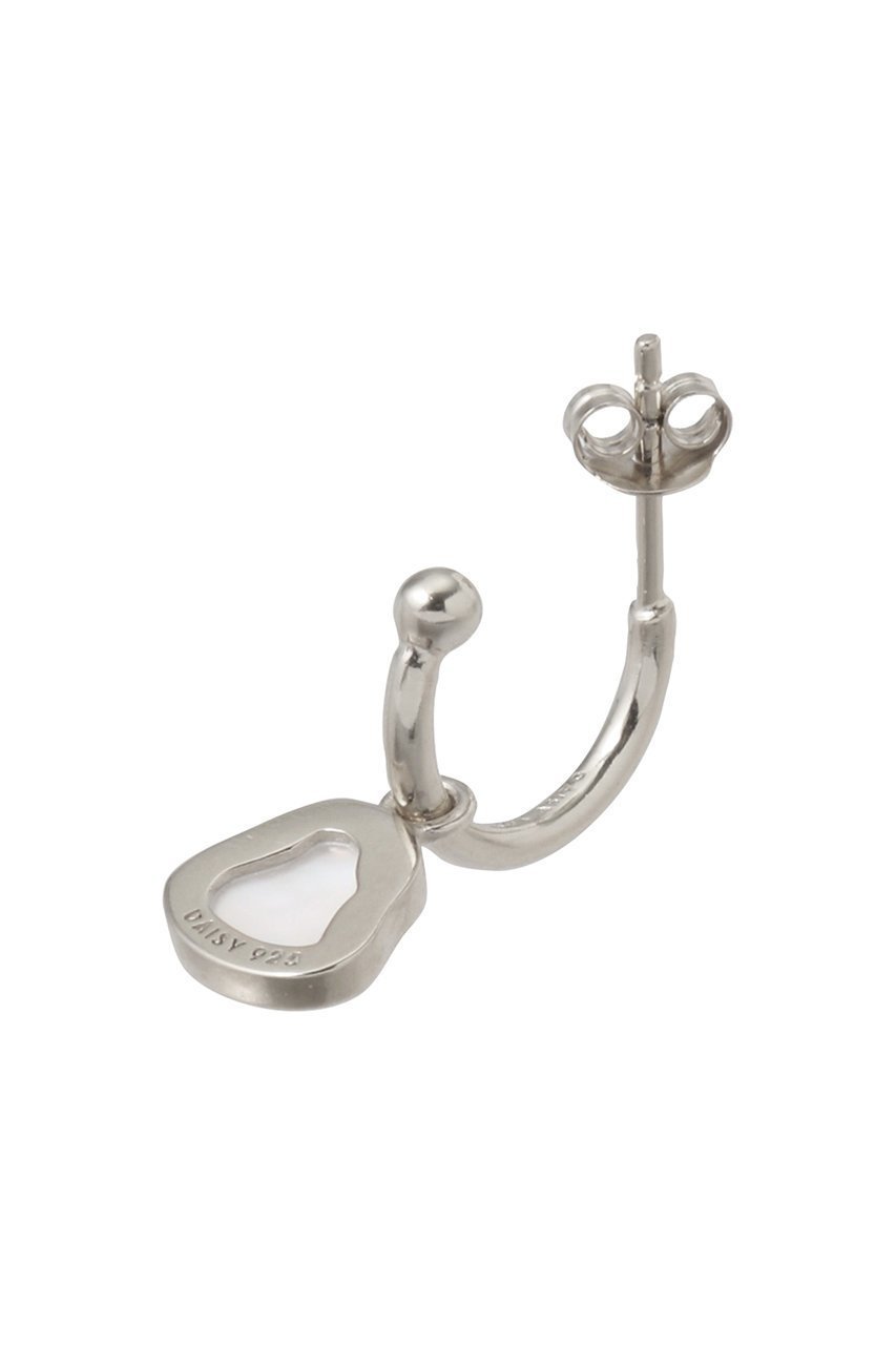 【デイジー ロンドン/DAISY LONDON】のMother Of Pearl Drop ピアス 人気、トレンドファッション・服の通販 founy(ファニー) 　ファッション　Fashion　レディースファッション　Fashion for Women　ジュエリー　Jewelry　ファッションリング　Fashion Rings　イヤリング・フープ・ドロップタイプ　Hoop, Drop & Clip Earrings　おすすめ　Recommended / Our Picks　イヤリング　Earrings　エレガント 上品　Elegant　クール　Cool, Chic　シルバー　Silver, Metallic Silver　パール　Pearl, Pearl Accent　フープ　Hoop, Hoop Earrings　other-4|ID: prp329100004452870 ipo3291000000035887259