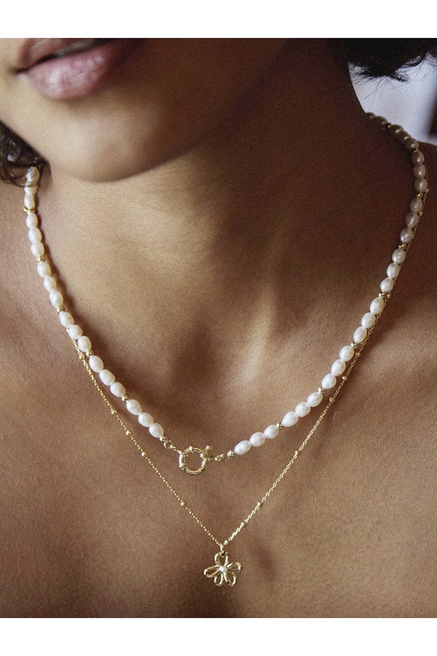 【デイジー ロンドン/DAISY LONDON】のDaisy Bow Pendant ネックレス 人気、トレンドファッション・服の通販 founy(ファニー) 　ファッション　Fashion　レディースファッション　WOMEN　ジュエリー　Jewelry　ネックレス　Necklaces　チェーン　Chain　ネックレス　Necklace　パール　Pearl　フェミニン　Feminine　リボン　Ribbon　エレガント 上品　Elegant　other-7|ID: prp329100004452876 ipo3291000000031324822