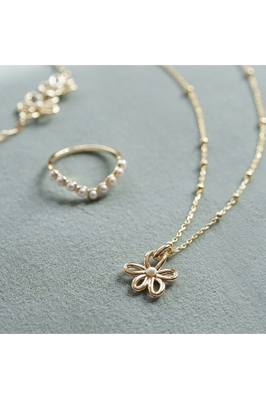 【デイジー ロンドン/DAISY LONDON】のDaisy Bow Pendant ネックレス 人気、トレンドファッション・服の通販 founy(ファニー) 　ファッション　Fashion　レディースファッション　WOMEN　ジュエリー　Jewelry　ネックレス　Necklaces　チェーン　Chain　ネックレス　Necklace　パール　Pearl　フェミニン　Feminine　リボン　Ribbon　エレガント 上品　Elegant　other-8|ID: prp329100004452876 ipo3291000000031324823
