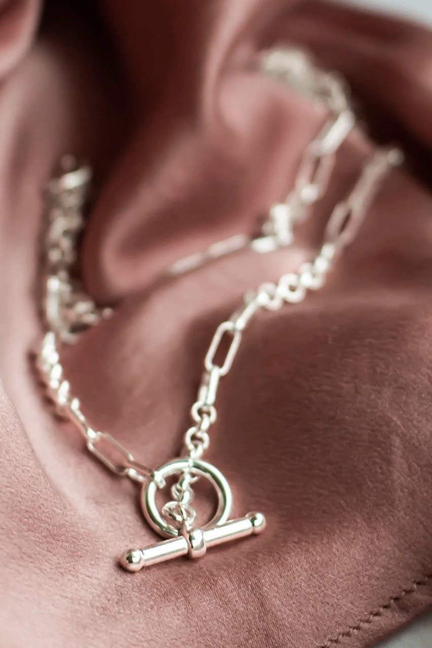 【デイジー ロンドン/DAISY LONDON】の【Estee Lalonde】 Interlock Chain ネックレス 人気、トレンドファッション・服の通販 founy(ファニー) 　ファッション　Fashion　レディースファッション　Fashion for Women　ジュエリー　Jewelry　ネックレス　Necklaces & Pendants　おすすめ　Recommended / Our Picks　シルバー　Silver, Metallic Silver　シンプル　Simple, Minimal　チェーン　Chain, Chain Strap　ネックレス　Necklace, Pendant Necklace　エレガント 上品　Elegant　other-7|ID: prp329100004452877 ipo3291000000035757053