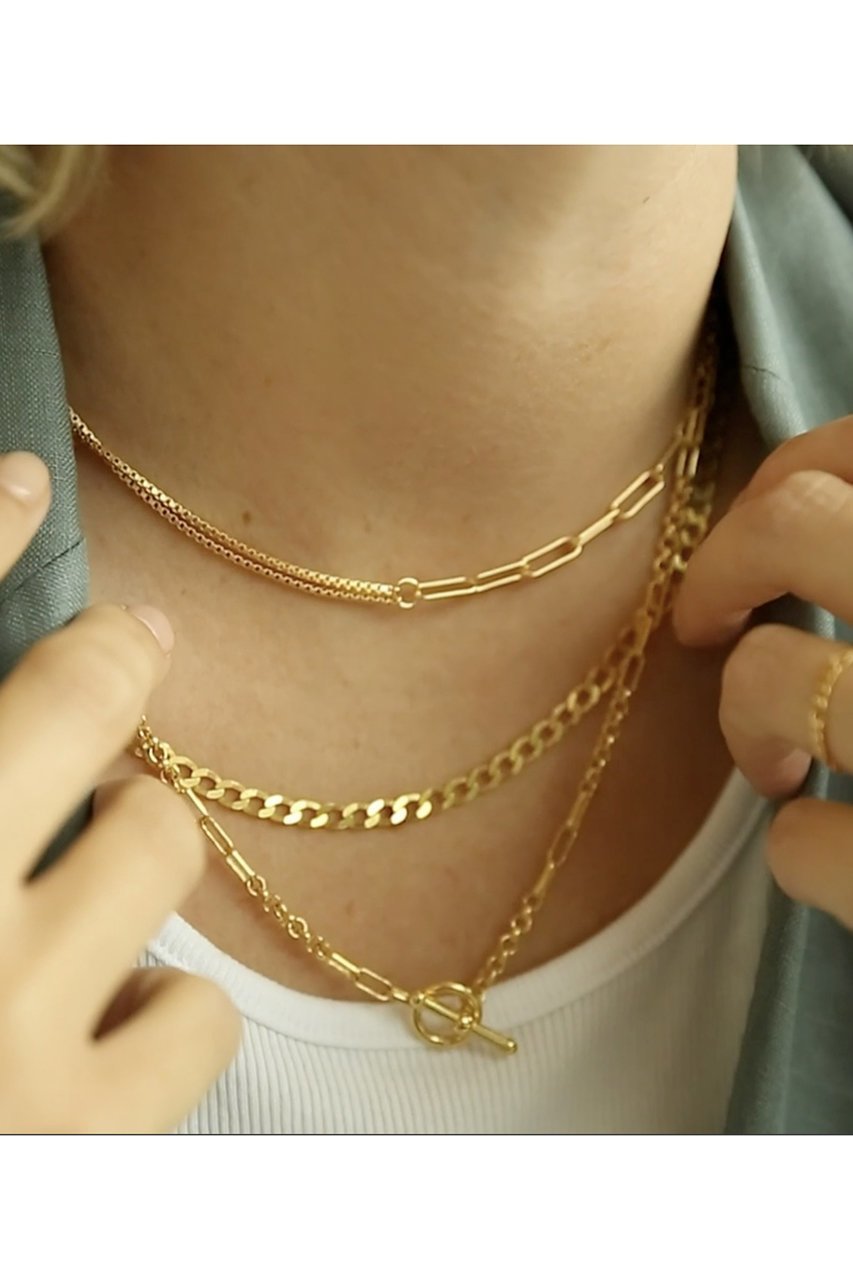 【デイジー ロンドン/DAISY LONDON】の【Estee Lalonde】 Interlock Chain ネックレス 人気、トレンドファッション・服の通販 founy(ファニー) 　ファッション　Fashion　レディースファッション　Fashion for Women　ジュエリー　Jewelry　ネックレス　Necklaces & Pendants　チェーン　Chain, Chain Strap　ネックレス　Necklace, Pendant Necklace　other-7|ID: prp329100004452878 ipo3291000000035757062