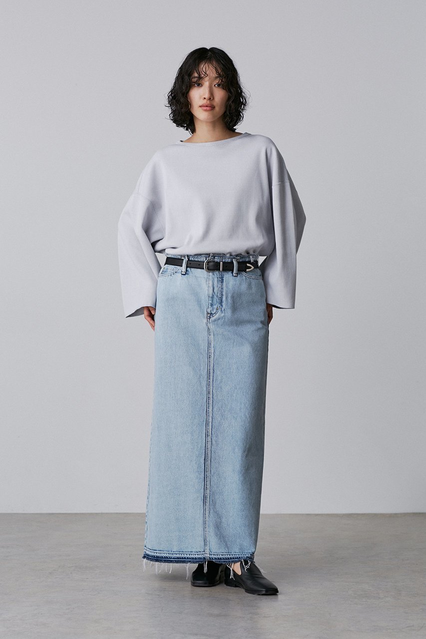 【イレーヴ/YLEVE】の13.5oz デニムスカートフェード 人気、トレンドファッション・服の通販 founy(ファニー) 　ファッション　Fashion　レディースファッション　WOMEN　スカート　Skirt　デニムスカート　Denim Skirts　ロングスカート　Long Skirt　デニム　Denim　ロング　Long　other-2|ID: prp329100004452884 ipo3291000000031239791