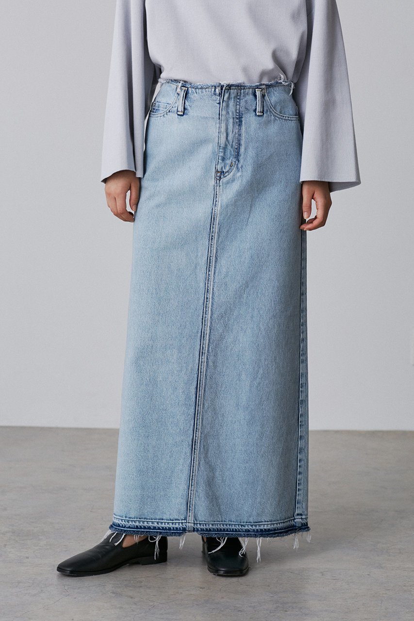 【イレーヴ/YLEVE】の13.5oz デニムスカートフェード 人気、トレンドファッション・服の通販 founy(ファニー) 　ファッション　Fashion　レディースファッション　WOMEN　スカート　Skirt　デニムスカート　Denim Skirts　ロングスカート　Long Skirt　デニム　Denim　ロング　Long　other-3|ID: prp329100004452884 ipo3291000000031239793
