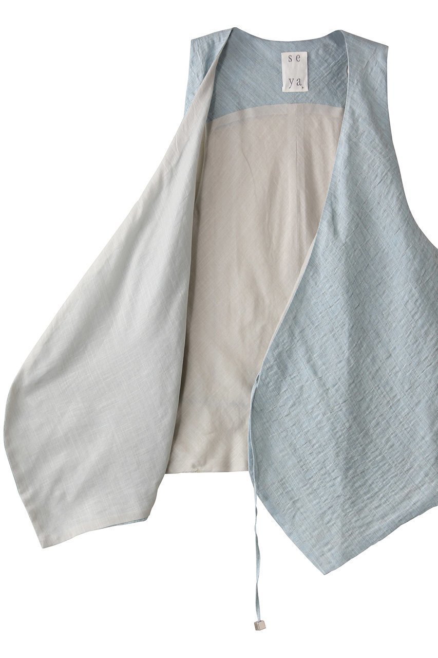 【セヤ/SEYA】のKOHECHI ベスト 人気、トレンドファッション・服の通販 founy(ファニー) 　ファッション　Fashion　レディースファッション　WOMEN　アウター　Coat Outerwear　ジャケット　Jackets　ジャケット　Jacket　フィット　Fit　ベスト　Vest　リネン　Linen　other-6|ID: prp329100004454577 ipo3291000000031324261