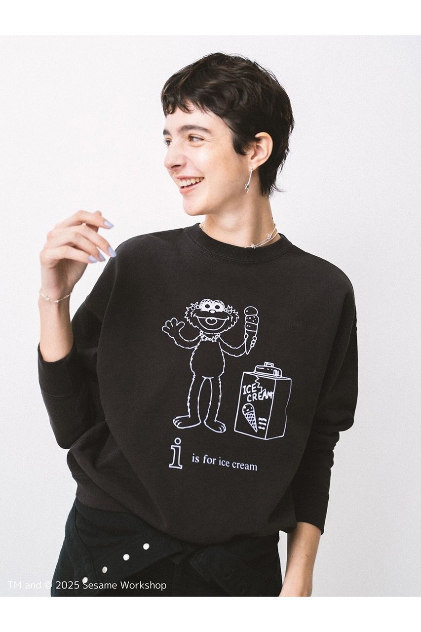 【アールエイチシー ロンハーマン/RHC Ron Herman】の【RHC】Zoe スウェットシャツ 人気、トレンドファッション・服の通販 founy(ファニー) 　ファッション　Fashion　レディースファッション　WOMEN　トップス・カットソー　Tops/Tshirt　シャツ/ブラウス　Shirts/Blouses　パーカ　Sweats　ロング / Tシャツ　T-Shirts　スウェット　Sweat　カットソー　Cut and Sewn　スリーブ　Sleeve　プリント　Print　ロング　Long　NEW・新作・新着・新入荷　New Arrivals　other-4|ID: prp329100004454585 ipo3291000000031250933