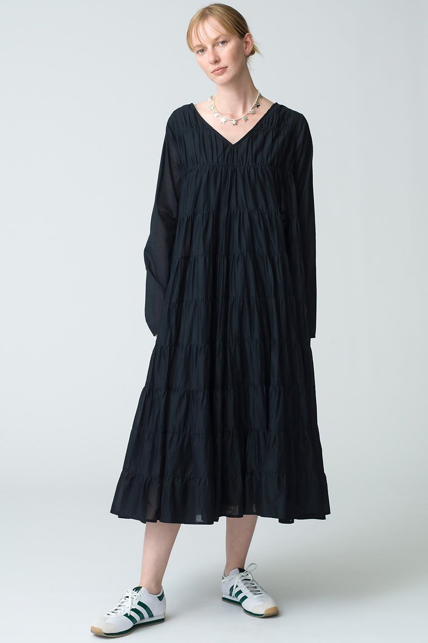 【アールエイチシー ロンハーマン/RHC Ron Herman】の【Merlette】【RHC別注】Solis Maida Midi ドレス 人気、トレンドファッション・服の通販 founy(ファニー) 　ファッション　Fashion　レディースファッション　WOMEN　ワンピース　Dress　ドレス　Party Dresses　チュニック　Tunic　エアリー　Airy　エレガント 上品　Elegant　ギャザー　Gather　サンダル　Sandals　シューズ　Shoes　チュニック　Tunic　ドレス　Dress　フラット　Flat　リラックス　Relax　別注　Special Order　other-3|ID: prp329100004454605 ipo3291000000031239663