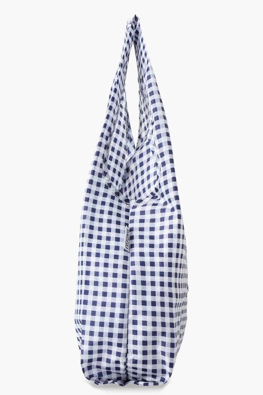 【アールエイチシー ロンハーマン/RHC Ron Herman】の【Ron Herman別注】【BAGGU】ギンガムチェックリユースバッグ standard 人気、トレンドファッション・服の通販 founy(ファニー) 　ファッション　Fashion　レディースファッション　WOMEN　バッグ　Bag　おすすめ　Recommend　ギフト プレゼント　Gift Present　ギンガム　Gingham　チェック　Check　プリント　Print　リップ　Lip　再入荷　Restock/Back In Stock/Re Arrival　別注　Special Order　軽量　Lightweight　other-2|ID: prp329100004454652 ipo3291000000031251179
