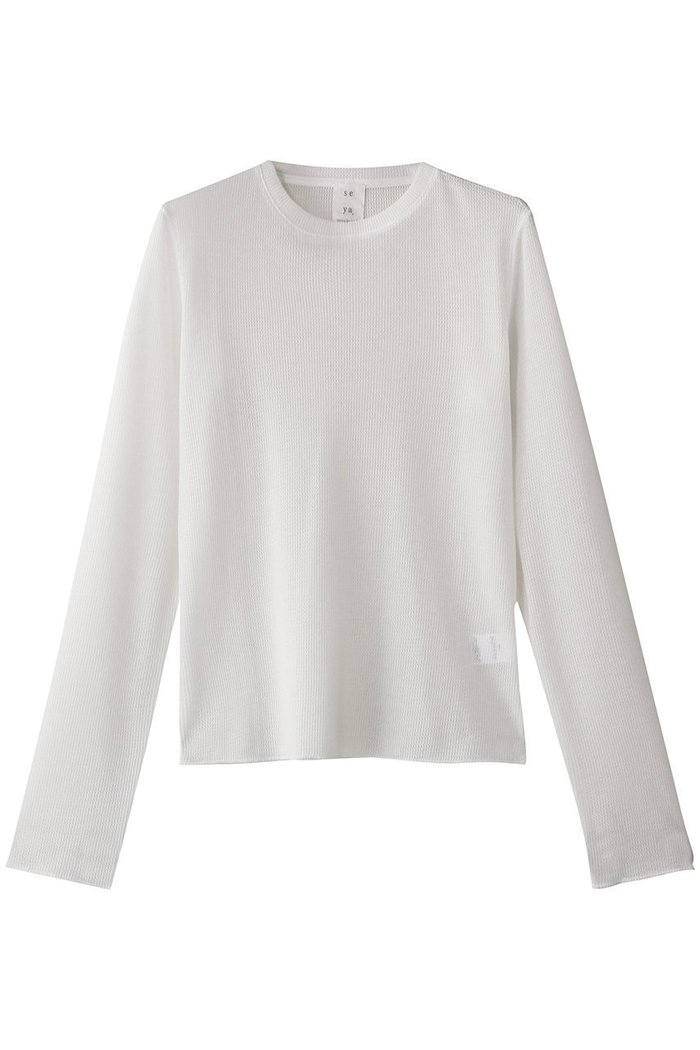 【セヤ/SEYA】のMESH SUMMER サーマル インテリア・キッズ・メンズ・レディースファッション・服の通販 founy(ファニー) https://founy.com/ ファッション Fashion レディースファッション Fashion for Women トップス・カットソー Cut & Sew Tops シャツ・ブラウス・オフィスカジュアル Elegant Blouses & Button-Ups ロングTシャツ・Tシャツ Longline T-Shirts & Tees カットソー・ベーシックTシャツ Cut-and-Sewn Tops / Stretch Tees & Basics サーマル Thermal, Waffle Knit シンプル Simple, Minimal スリーブ Sleeve, Long Sleeve / Short Sleeve フィット Fit, Slim Fit ロング Long, Long-Length エレガント 上品 Elegant 人気 Popular, Best Seller 夏 Summer |ID: prp329100004454693 ipo3291000000034954175
