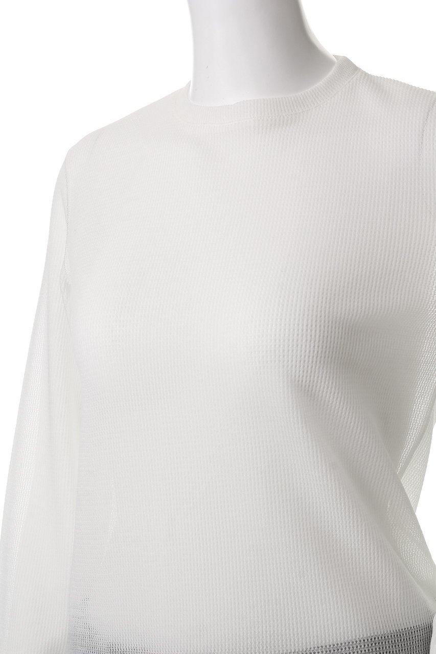 【セヤ/SEYA】のMESH SUMMER サーマル 人気、トレンドファッション・服の通販 founy(ファニー) 　ファッション　Fashion　レディースファッション　Fashion for Women　トップス・カットソー　Cut & Sew Tops　シャツ・ブラウス・オフィスカジュアル　Elegant Blouses & Button-Ups　ロングTシャツ・Tシャツ　Longline T-Shirts & Tees　カットソー・ベーシックTシャツ　Cut-and-Sewn Tops / Stretch Tees & Basics　サーマル　Thermal, Waffle Knit　シンプル　Simple, Minimal　スリーブ　Sleeve, Long Sleeve / Short Sleeve　フィット　Fit, Slim Fit　ロング　Long, Long-Length　エレガント 上品　Elegant　人気　Popular, Best Seller　夏　Summer　other-5|ID: prp329100004454693 ipo3291000000034954182