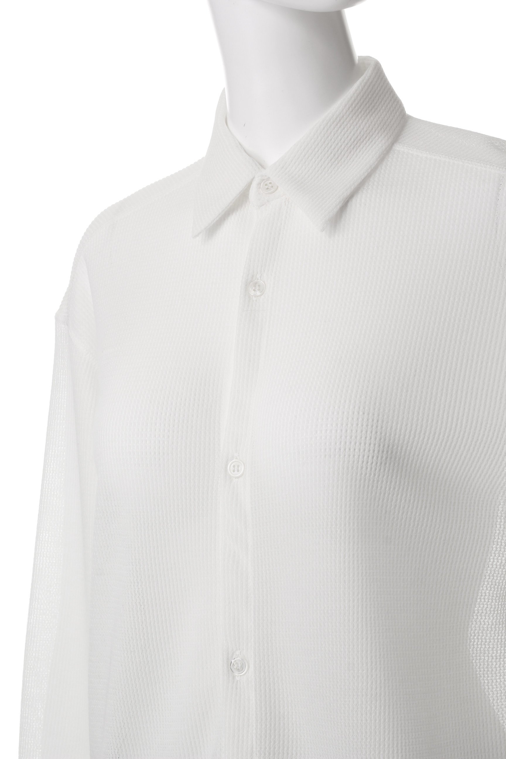 【セヤ/SEYA】のMESH カラーシャツ 人気、トレンドファッション・服の通販 founy(ファニー) 　ファッション　Fashion　レディースファッション　WOMEN　トップス・カットソー　Tops/Tshirt　シャツ/ブラウス　Shirts/Blouses　シンプル　Simple　スリーブ　Sleeve　ロング　Long　エレガント 上品　Elegant　other-5|ID: prp329100004454694 ipo3291000000031324363