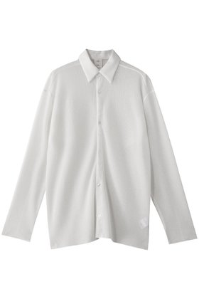 【セヤ/SEYA】のMESH カラーシャツ 人気、トレンドファッション・服の通販 founy(ファニー) ファッション Fashion レディースファッション Fashion for Women トップス・カットソー Cut & Sew Tops シャツ・ブラウス・オフィスカジュアル Elegant Blouses & Button-Ups シンプル Simple, Minimal スリーブ Sleeve, Long Sleeve / Short Sleeve ロング Long, Long-Length エレガント 上品 Elegant |ID:prp329100004454694