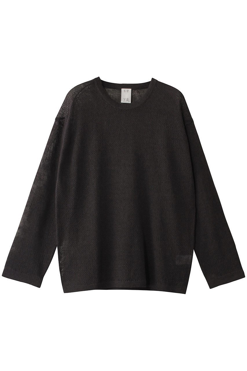 【セヤ/SEYA】のKOMOREBI シアーセーター インテリア・キッズ・メンズ・レディースファッション・服の通販 founy(ファニー) 　ファッション　Fashion　レディースファッション　Fashion for Women　トップス・カットソー　Cut & Sew Tops　ニット　Knit Tops & Sweaters　カジュアルプルオーバー・ニットトップス　Pullovers & Knit Tops / Casual Pullovers　シンプル　Simple, Minimal　リネン　Linen, Linen Fabric　夏　Summer　定番　Standard, Basic Item　ラスト|ID: prp329100004454695 ipo3291000000032933824