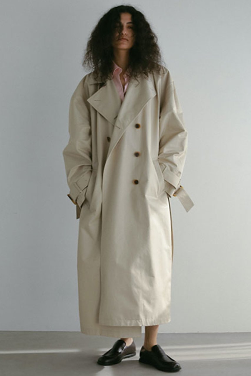 【エトレトウキョウ/ETRE TOKYO】のシャンブレーツイルトレンチコート 人気、トレンドファッション・服の通販 founy(ファニー) 　ファッション　Fashion　レディースファッション　Fashion for Women　アウター　Coat / Outerwear Collection　コート・ロングコート・ピーコート　Long Coats, Peacoats & More　トレンチコート / 春秋の定番アウター　Trench Coats　なめらか　Smooth, Silky Texture　ロング　Long, Long-Length　エレガント 上品　Elegant　 other-1|ID: prp329100004454700 ipo3291000000032922609