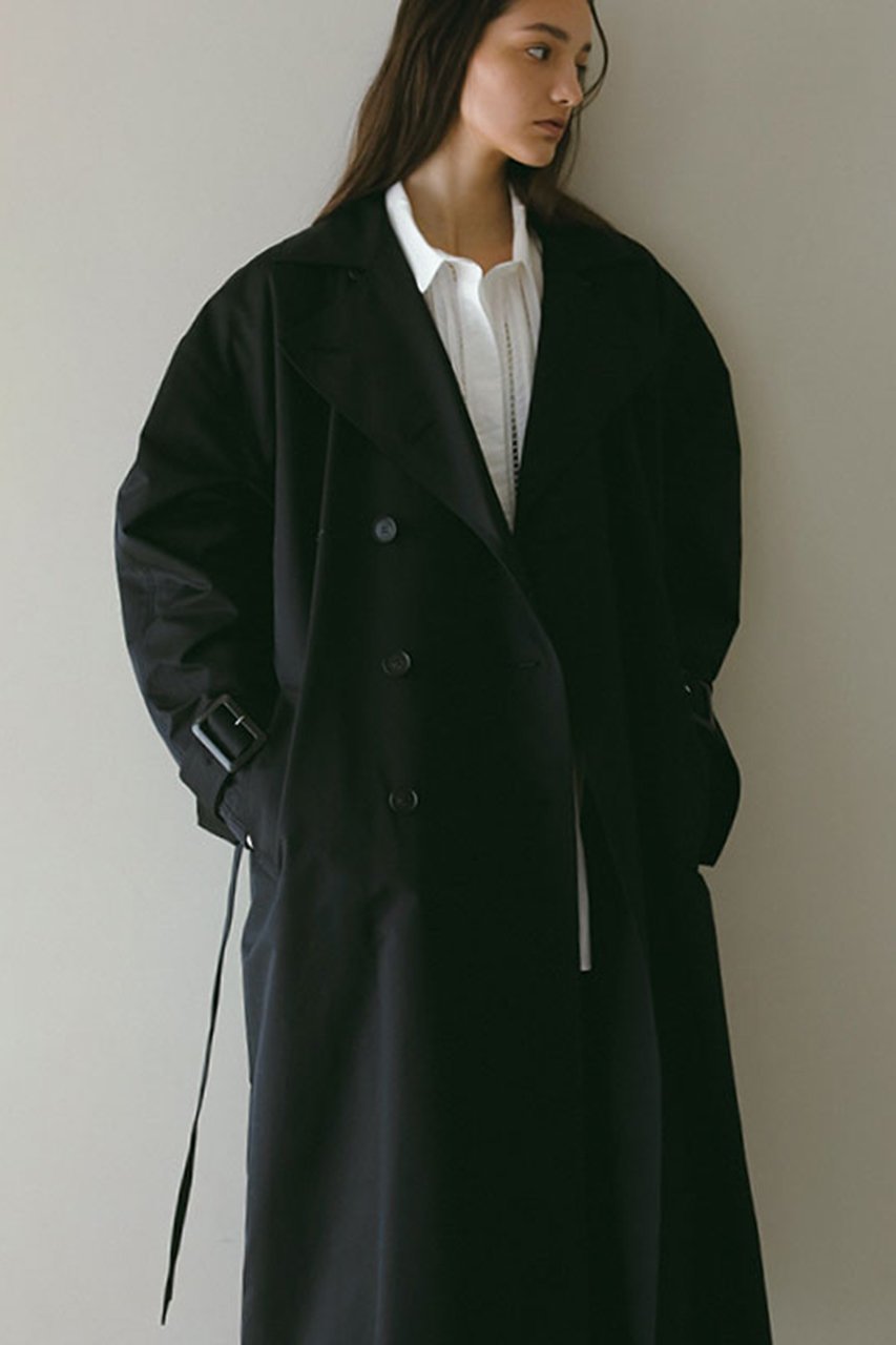 【エトレトウキョウ/ETRE TOKYO】のシャンブレーツイルトレンチコート 人気、トレンドファッション・服の通販 founy(ファニー) 　ファッション　Fashion　レディースファッション　Fashion for Women　アウター　Coat / Outerwear Collection　コート・ロングコート・ピーコート　Long Coats, Peacoats & More　トレンチコート / 春秋の定番アウター　Trench Coats　なめらか　Smooth, Silky Texture　ロング　Long, Long-Length　エレガント 上品　Elegant　other-2|ID: prp329100004454700 ipo3291000000032922635