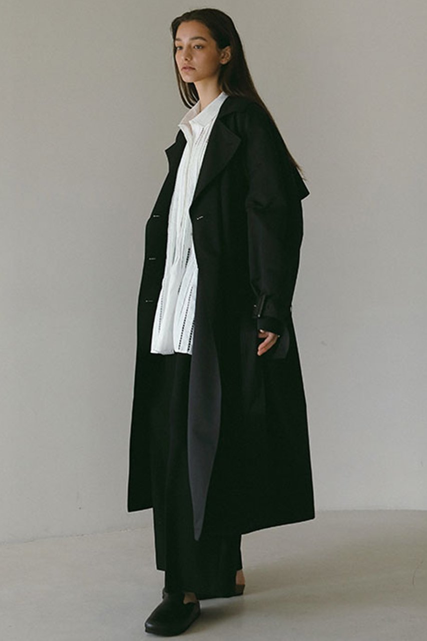 【エトレトウキョウ/ETRE TOKYO】のシャンブレーツイルトレンチコート 人気、トレンドファッション・服の通販 founy(ファニー) 　ファッション　Fashion　レディースファッション　Fashion for Women　アウター　Coat / Outerwear Collection　コート・ロングコート・ピーコート　Long Coats, Peacoats & More　トレンチコート / 春秋の定番アウター　Trench Coats　なめらか　Smooth, Silky Texture　ロング　Long, Long-Length　エレガント 上品　Elegant　other-4|ID: prp329100004454700 ipo3291000000032922653