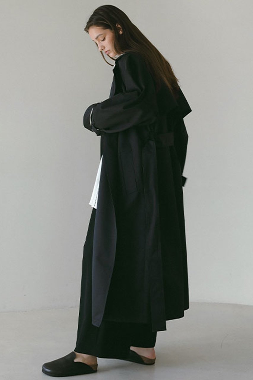 【エトレトウキョウ/ETRE TOKYO】のシャンブレーツイルトレンチコート 人気、トレンドファッション・服の通販 founy(ファニー) 　ファッション　Fashion　レディースファッション　Fashion for Women　アウター　Coat / Outerwear Collection　コート・ロングコート・ピーコート　Long Coats, Peacoats & More　トレンチコート / 春秋の定番アウター　Trench Coats　なめらか　Smooth, Silky Texture　ロング　Long, Long-Length　エレガント 上品　Elegant　other-5|ID: prp329100004454700 ipo3291000000032922657