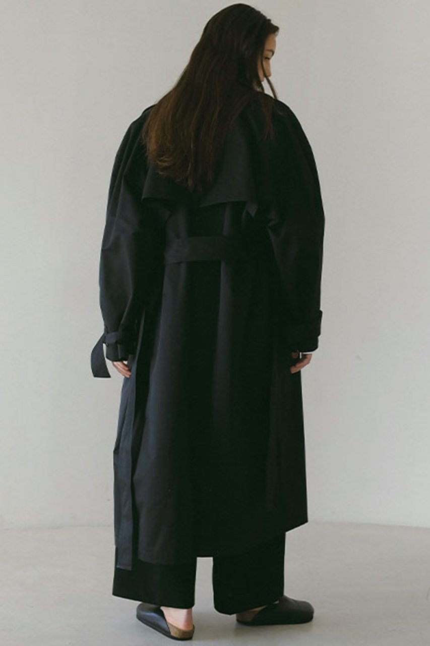 【エトレトウキョウ/ETRE TOKYO】のシャンブレーツイルトレンチコート 人気、トレンドファッション・服の通販 founy(ファニー) 　ファッション　Fashion　レディースファッション　Fashion for Women　アウター　Coat / Outerwear Collection　コート・ロングコート・ピーコート　Long Coats, Peacoats & More　トレンチコート / 春秋の定番アウター　Trench Coats　なめらか　Smooth, Silky Texture　ロング　Long, Long-Length　エレガント 上品　Elegant　other-6|ID: prp329100004454700 ipo3291000000032922665