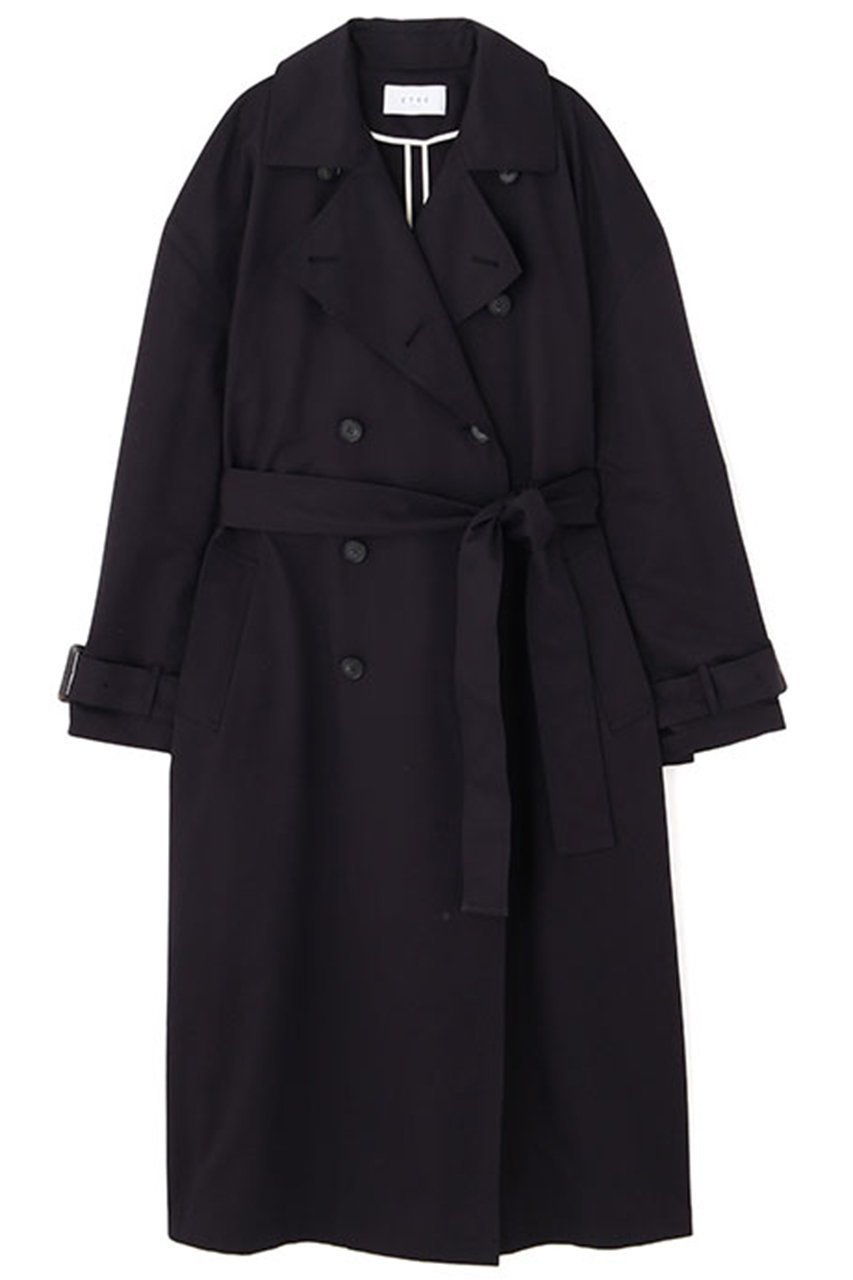 【エトレトウキョウ/ETRE TOKYO】のシャンブレーツイルトレンチコート 人気、トレンドファッション・服の通販 founy(ファニー) 　ファッション　Fashion　レディースファッション　Fashion for Women　アウター　Coat / Outerwear Collection　コート・ロングコート・ピーコート　Long Coats, Peacoats & More　トレンチコート / 春秋の定番アウター　Trench Coats　なめらか　Smooth, Silky Texture　ロング　Long, Long-Length　エレガント 上品　Elegant　other-7|ID: prp329100004454700 ipo3291000000032922676