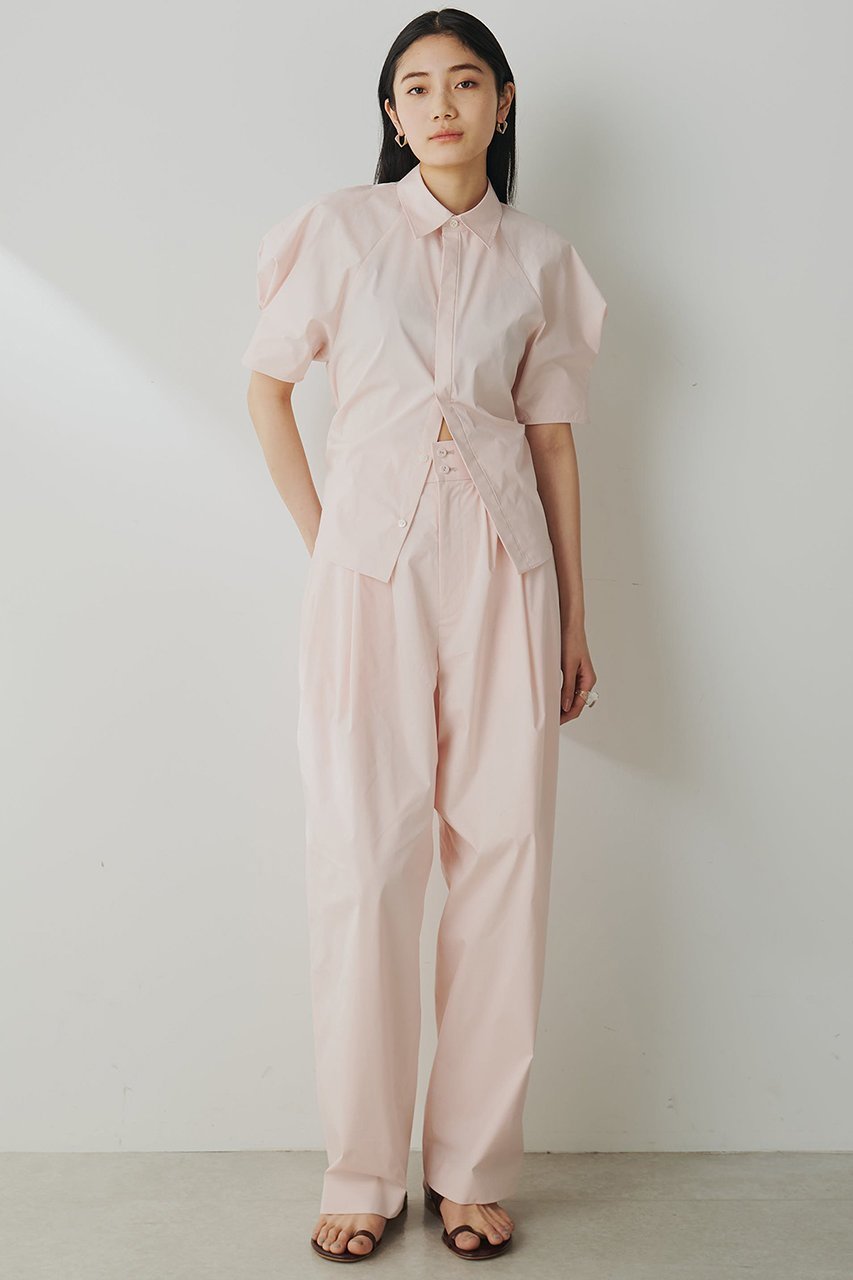 【ウィムガゼット/Whim Gazette】のバックリボンブラウス 人気、トレンドファッション・服の通販 founy(ファニー) 　ファッション　Fashion　レディースファッション　Fashion for Women　トップス・カットソー　Cut & Sew Tops　シャツ・ブラウス・オフィスカジュアル　Elegant Blouses & Button-Ups　おすすめ　Recommended / Our Picks　コンパクト　Compact, Small Size　ショート　Short, Short Length　スリーブ　Sleeve, Long Sleeve / Short Sleeve　バルーン　Balloon, Balloon Silhouette　ベビー　Baby, Babywear　リボン　Ribbon, Bow　夏　Summer　春　Spring　S/S・春夏　SS, Spring/Summer, Warm Season　other-2|ID: prp329100004454708 ipo3291000000032909175