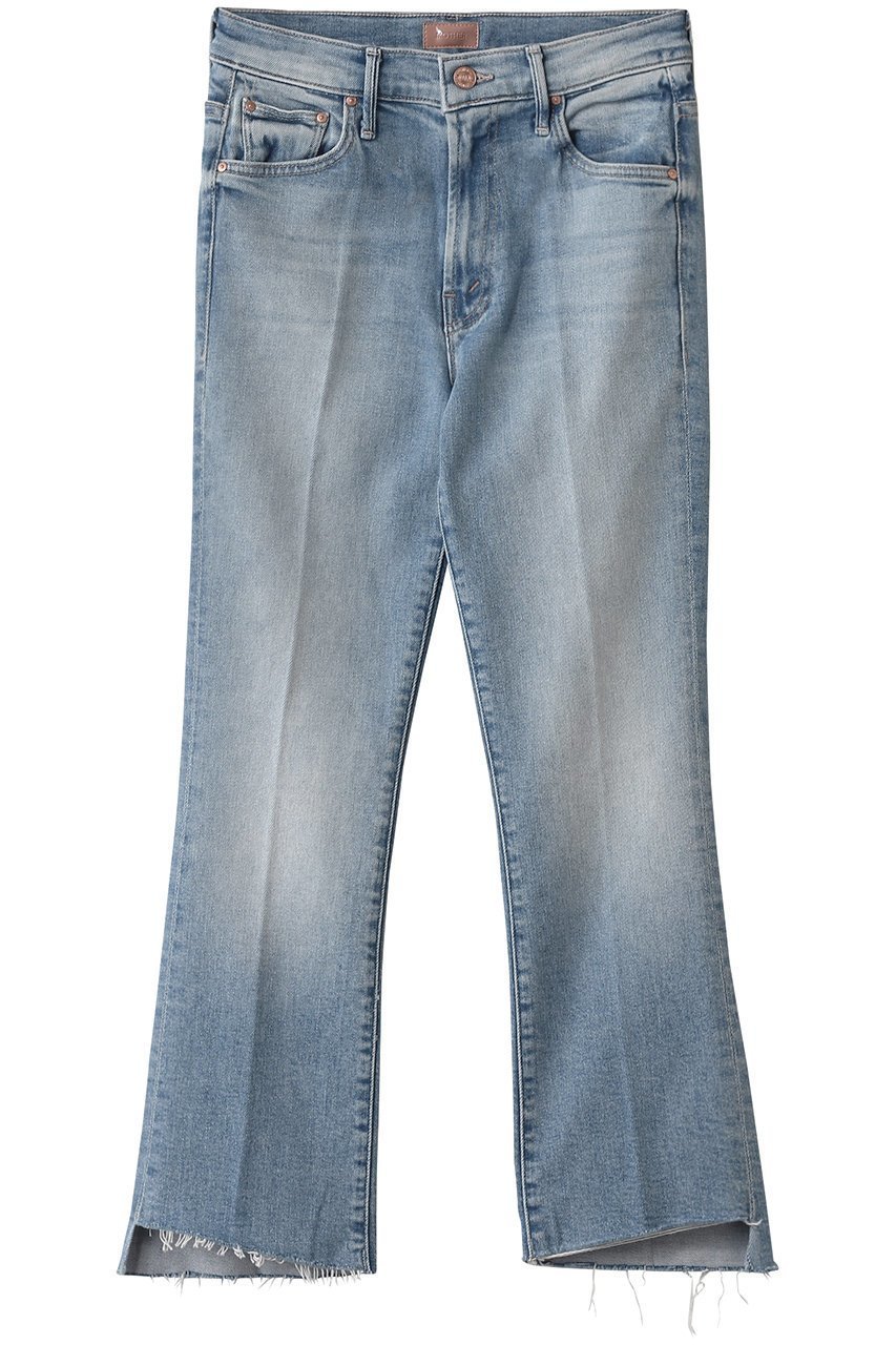 【マザー/MOTHER】のTHE INSIDER CROP STEP FRAY スキニーデニム(CYD) インテリア・キッズ・メンズ・レディースファッション・服の通販 founy(ファニー) 　ファッション　Fashion　レディースファッション　Fashion for Women　パンツ　Pants & Trousers　デニムパンツ・ジーンズ・美脚デニム　Denim Jeans & Pants　スキニーデニム　Skinny Jeans, Slim Jeans　センター　Center, Center Line　デニム　Denim, Jeans Material　フレア　Flare, Flared　人気　Popular, Best Seller　ライトブルー|ID: prp329100004454715 ipo3291000000032906667