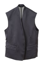 【マルティニーク/martinique】の【l heritage martinique】ダブルサテンジレ(セットアップ可) 人気、トレンドファッション・服の通販 founy(ファニー) ファッション Fashion レディースファッション Fashion for Women アウター Coat / Outerwear Collection レディースジャケット・軽アウター Jackets おすすめ Recommended / Our Picks オーガンジー Organza Fabric コンビ Combo, Combination Style サテン Satin, Glossy Fabric ジャケット Jacket, Outerwear セットアップ Set-Up, Coordinated Outfit ダブル Double, Double-Breasted ノースリーブ Sleeveless, No-Sleeve ベスト Vest, Waistcoat ペプラム Peplum, Flared Hem ボックス Boxy, Box Shape マキシ Maxi, Full Length モダン Modern, Contemporary thumbnail グレー|ID: prp329100004454720 ipo3291000000032706161