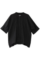 【マルティニーク/martinique】の【l heritage martinique】キュプラスパンバンドカラーシャツ ブラック|ID:prp329100004454723