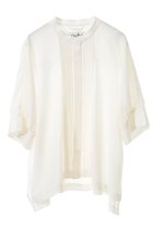 【マルティニーク/martinique】の【l heritage martinique】キュプラスパンバンドカラーシャツ オフホワイト|ID: prp329100004454723 ipo3291000000032706179