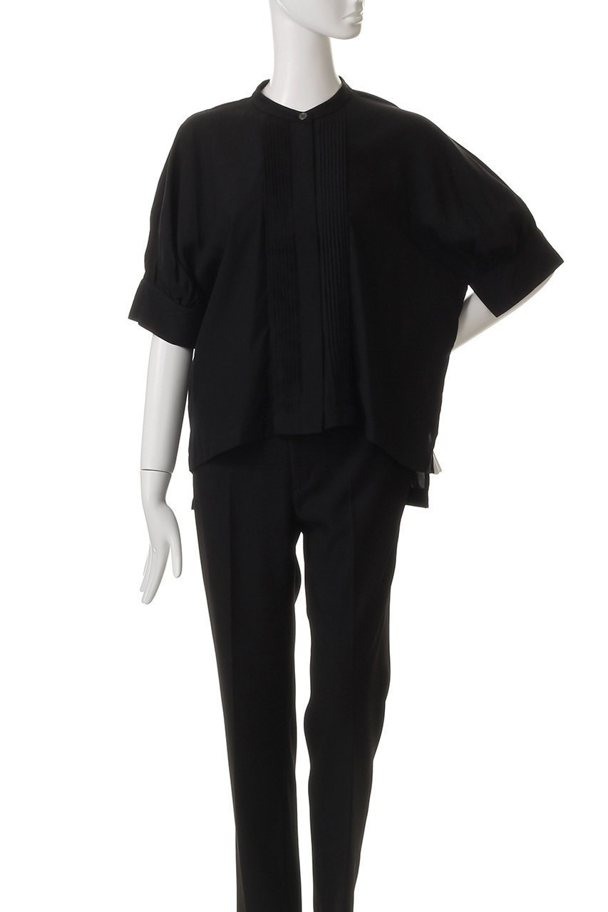 【マルティニーク/martinique】の【l heritage martinique】キュプラスパンバンドカラーシャツ 人気、トレンドファッション・服の通販 founy(ファニー) 　ファッション　Fashion　レディースファッション　Fashion for Women　トップス・カットソー　Cut & Sew Tops　シャツ・ブラウス・オフィスカジュアル　Elegant Blouses & Button-Ups　おすすめ　Recommended / Our Picks　ウォッシャブル　Machine Washable　カフス　Cuff Design　キュプラ　Cupro, Eco Fabric　クラシック　Classic, Timeless Style　スリーブ　Sleeve, Long Sleeve / Short Sleeve　バランス　Balance, Style Balance　ロング　Long, Long-Length　再入荷　Restock / Back in Stock　other-2|ID: prp329100004454723 ipo3291000000032706184