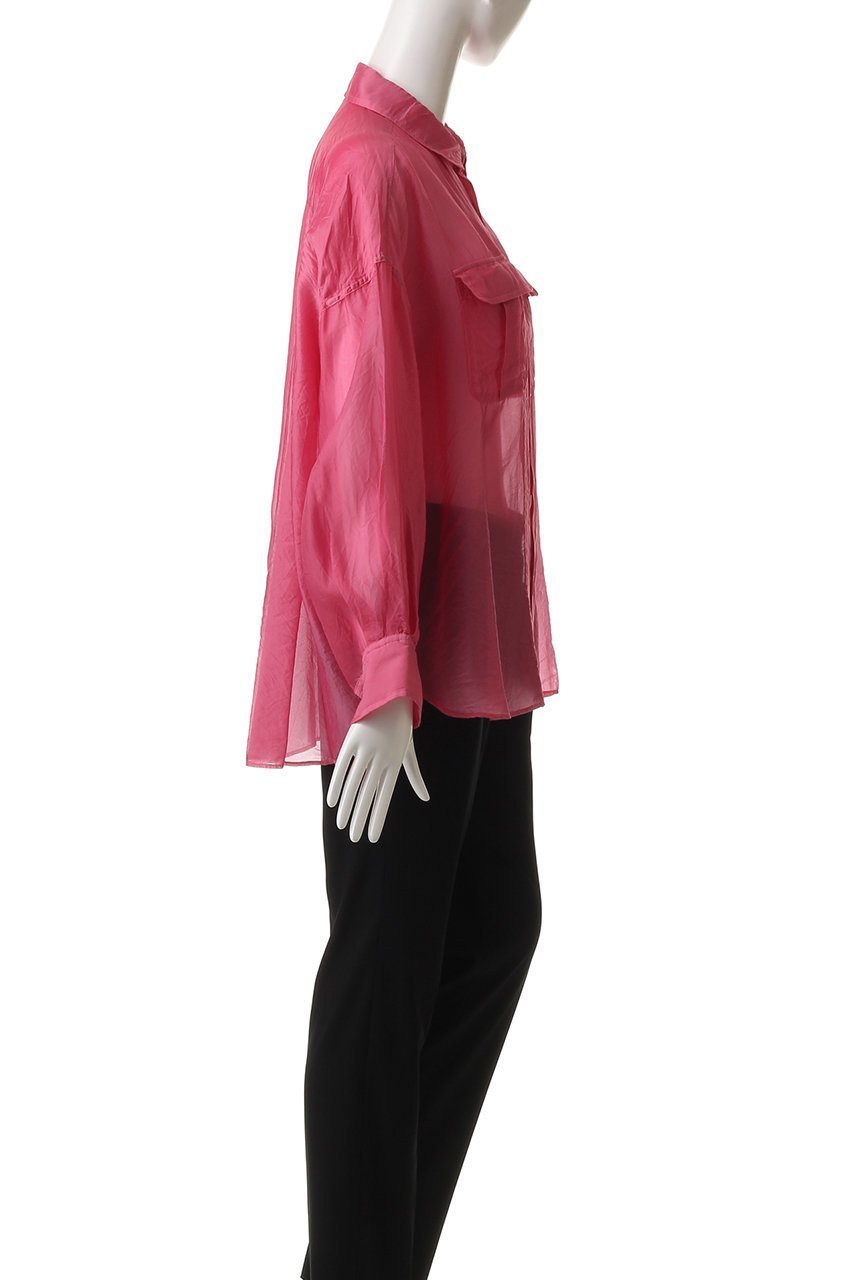 【マルティニーク/martinique】の【CURRENTAGE】シルクカプラシャツ 人気、トレンドファッション・服の通販 founy(ファニー) 　ファッション　Fashion　レディースファッション　Fashion for Women　トップス・カットソー　Cut & Sew Tops　シャツ・ブラウス・オフィスカジュアル　Elegant Blouses & Button-Ups　なめらか　Smooth, Silky Texture　インナー　Innerwear　キュプラ　Cupro, Eco Fabric　シルク　Silk, 100% Silk　スリーブ　Sleeve, Long Sleeve / Short Sleeve　ポケット　Pocket, Pocket Detail　ロング　Long, Long-Length　エレガント 上品　Elegant　夏　Summer　春　Spring　S/S・春夏　SS, Spring/Summer, Warm Season　other-3|ID: prp329100004454729 ipo3291000000035391043