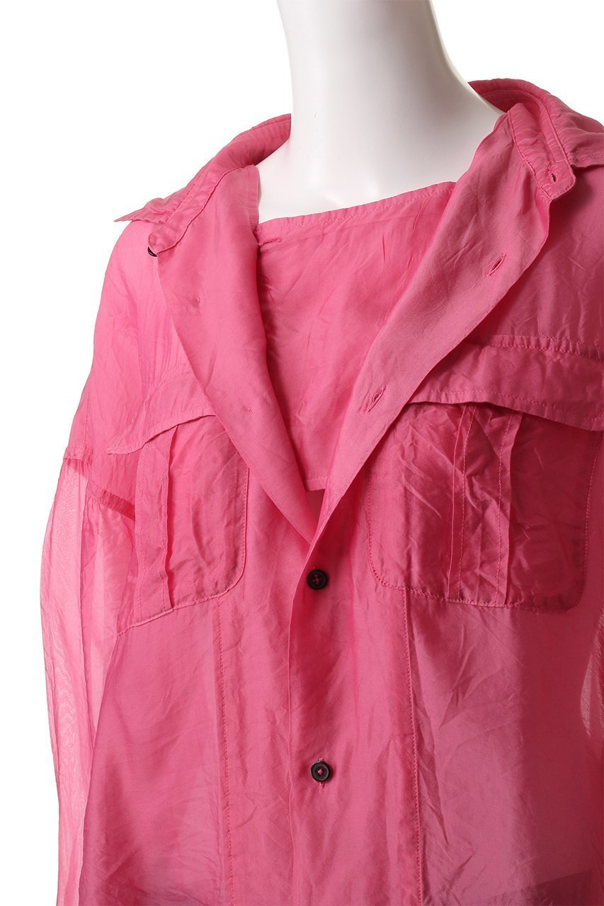 【マルティニーク/martinique】の【CURRENTAGE】シルクカプラシャツ 人気、トレンドファッション・服の通販 founy(ファニー) 　ファッション　Fashion　レディースファッション　Fashion for Women　トップス・カットソー　Cut & Sew Tops　シャツ・ブラウス・オフィスカジュアル　Elegant Blouses & Button-Ups　なめらか　Smooth, Silky Texture　インナー　Innerwear　キュプラ　Cupro, Eco Fabric　シルク　Silk, 100% Silk　スリーブ　Sleeve, Long Sleeve / Short Sleeve　ポケット　Pocket, Pocket Detail　ロング　Long, Long-Length　エレガント 上品　Elegant　夏　Summer　春　Spring　S/S・春夏　SS, Spring/Summer, Warm Season　other-6|ID: prp329100004454729 ipo3291000000035391047