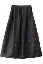 【マリリンムーン/MARILYN MOON】の【SOI-MeME】ビーズモチーフタフタアシンメトリーバルーンスカート チャコール|ID: prp329100004454739 ipo3291000000035813369