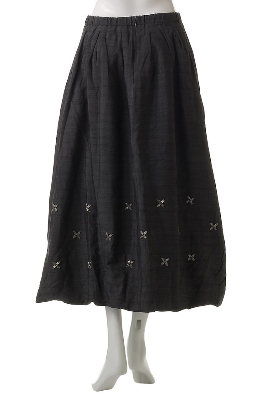 【マリリンムーン/MARILYN MOON】の【SOI-MeME】ビーズモチーフタフタアシンメトリーバルーンスカート 人気、トレンドファッション・服の通販 founy(ファニー) 　ファッション　Fashion　レディースファッション　Fashion for Women　スカート　Skirts　おすすめ　Recommended / Our Picks　エレガント 上品　Elegant　オケージョン　Occasion Wear　ギャザー　Gathered, Ruffled　セットアップ　Set-Up, Coordinated Outfit　バルーン　Balloon, Balloon Silhouette　モチーフ　Motif, Design Theme　other-4|ID: prp329100004454739 ipo3291000000035813374