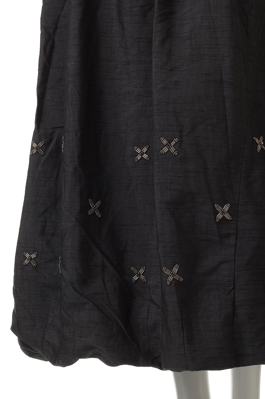 【マリリンムーン/MARILYN MOON】の【SOI-MeME】ビーズモチーフタフタアシンメトリーバルーンスカート 人気、トレンドファッション・服の通販 founy(ファニー) 　ファッション　Fashion　レディースファッション　Fashion for Women　スカート　Skirts　おすすめ　Recommended / Our Picks　エレガント 上品　Elegant　オケージョン　Occasion Wear　ギャザー　Gathered, Ruffled　セットアップ　Set-Up, Coordinated Outfit　バルーン　Balloon, Balloon Silhouette　モチーフ　Motif, Design Theme　other-5|ID: prp329100004454739 ipo3291000000035813376