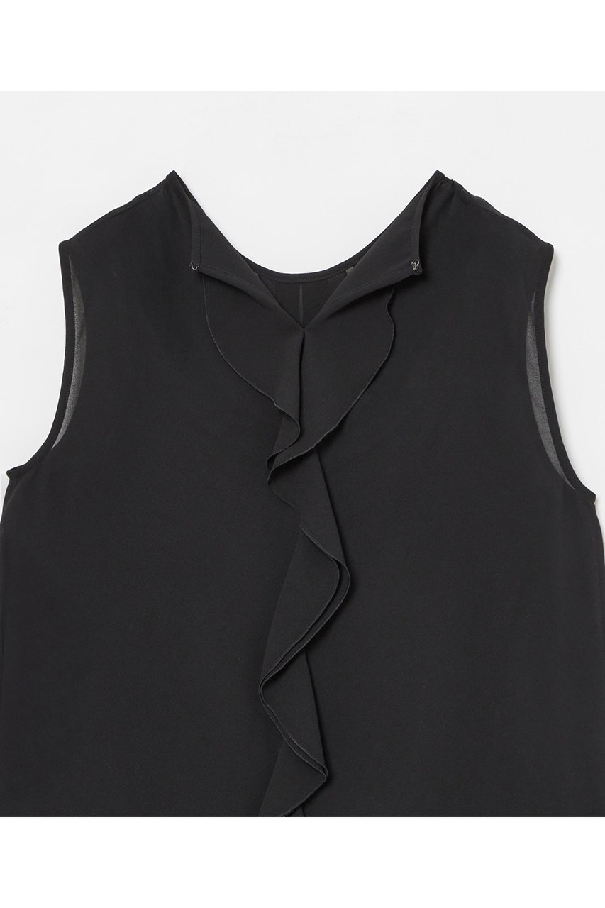 【アルアバイル/allureville】の【LOULOU WILLOUGHBY】シフォンラッフルブラウス 人気、トレンドファッション・服の通販 founy(ファニー) 　ファッション　Fashion　レディースファッション　WOMEN　トップス・カットソー　Tops/Tshirt　キャミソール / ノースリーブ　No Sleeves　シャツ/ブラウス　Shirts/Blouses　おすすめ　Recommend　ノースリーブ　No Sleeve　フロント　Front　ラウンド　Round　ラッフル　Raffle　エレガント 上品　Elegant　other-4|ID: prp329100004454742 ipo3291000000031251626