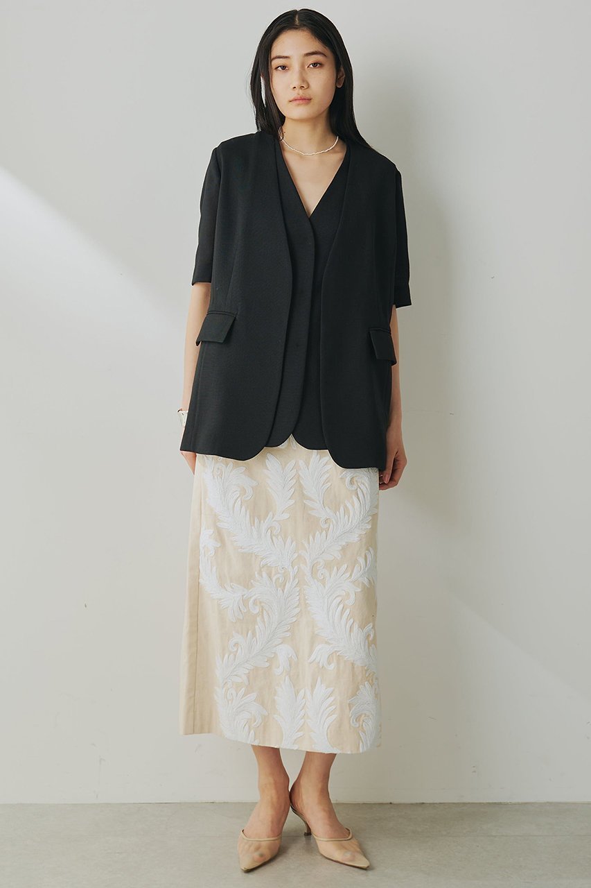 【ウィムガゼット/Whim Gazette】のジュートライクジレ 人気、トレンドファッション・服の通販 founy(ファニー) 　ファッション　Fashion　レディースファッション　Fashion for Women　アウター　Coat / Outerwear Collection　レディースジャケット・軽アウター　Jackets　おすすめ　Recommended / Our Picks　インナー　Innerwear　クール　Cool, Chic　ジャケット　Jacket, Outerwear　セットアップ　Set-Up, Coordinated Outfit　ノースリーブ　Sleeveless, No-Sleeve　フロント　Front, Front Design　ベスト　Vest, Waistcoat　マニッシュ　Mannish, Boyish　エレガント 上品　Elegant　other-2|ID: prp329100004454750 ipo3291000000032812535