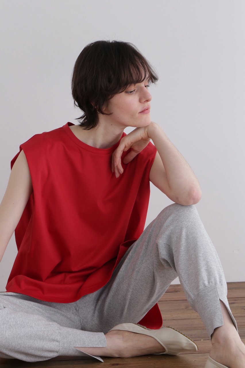 【ル フィル/LE PHIL】のシルキースムースノースリーブT 人気、トレンドファッション・服の通販 founy(ファニー) 　ファッション　Fashion　レディースファッション　WOMEN　トップス・カットソー　Tops/Tshirt　キャミソール / ノースリーブ　No Sleeves　シャツ/ブラウス　Shirts/Blouses　ロング / Tシャツ　T-Shirts　カットソー　Cut and Sewn　おすすめ　Recommend　キャミソール　Camisole　タンク　Tank　ドレープ　Drape　リラックス　Relax　エレガント 上品　Elegant　再入荷　Restock/Back In Stock/Re Arrival　other-2|ID: prp329100004454752 ipo3291000000031239746