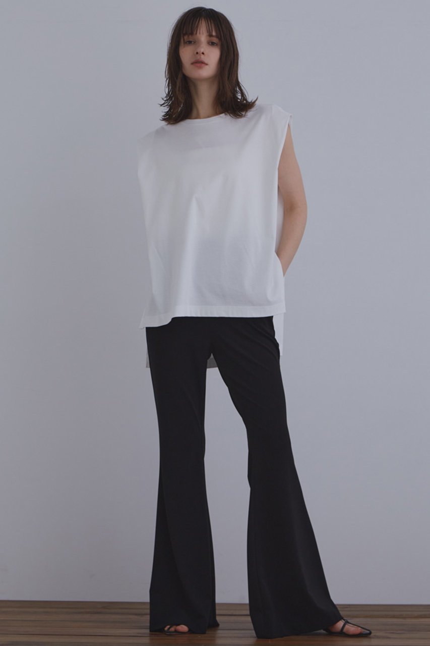 【ル フィル/LE PHIL】のシルキースムースノースリーブT 人気、トレンドファッション・服の通販 founy(ファニー) 　ファッション　Fashion　レディースファッション　Fashion for Women　トップス・カットソー　Cut & Sew Tops　キャミソール&ノースリーブ　Camisoles & Sleeveless Tops　シャツ・ブラウス・オフィスカジュアル　Elegant Blouses & Button-Ups　ロングTシャツ・Tシャツ　Longline T-Shirts & Tees　カットソー・ベーシックTシャツ　Cut-and-Sewn Tops / Stretch Tees & Basics　おすすめ　Recommended / Our Picks　キャミソール　Camisole, Spaghetti Strap Top　タンク　Tank Top, Sleeveless Top　ドレープ　Drape, Draping Fabric　リラックス　Relax, Relaxed Fit　エレガント 上品　Elegant　other-5|ID: prp329100004454752 ipo3291000000036057191