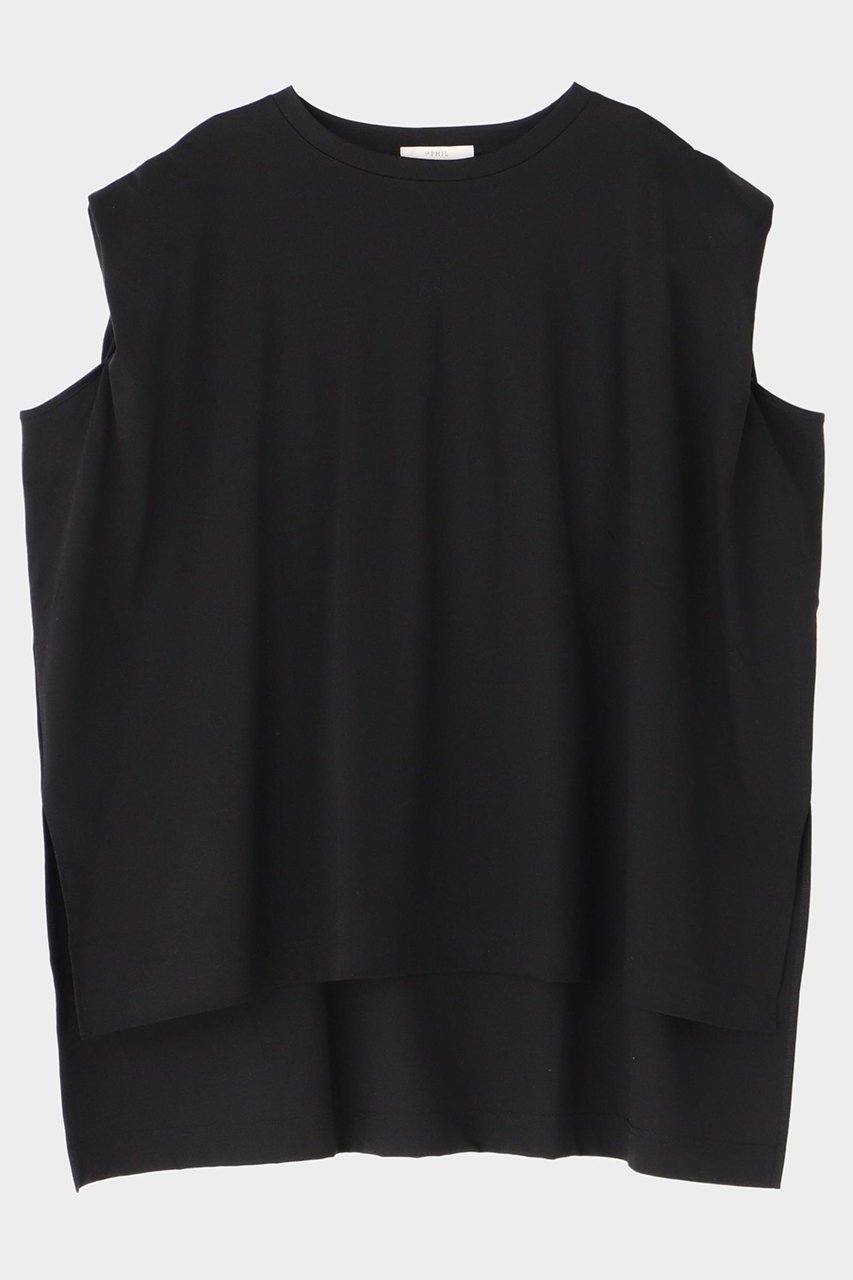 【ル フィル/LE PHIL】のシルキースムースノースリーブT 人気、トレンドファッション・服の通販 founy(ファニー) 　ファッション　Fashion　レディースファッション　Fashion for Women　トップス・カットソー　Cut & Sew Tops　キャミソール&ノースリーブ　Camisoles & Sleeveless Tops　シャツ・ブラウス・オフィスカジュアル　Elegant Blouses & Button-Ups　ロングTシャツ・Tシャツ　Longline T-Shirts & Tees　カットソー・ベーシックTシャツ　Cut-and-Sewn Tops / Stretch Tees & Basics　おすすめ　Recommended / Our Picks　カットソー　Cut and Sewn Top　キャミソール　Camisole, Spaghetti Strap Top　タンク　Tank Top, Sleeveless Top　ドレープ　Drape, Draping Fabric　フォルム　Silhouette, Form　 other-1|ID: prp329100004454752 ipo3291000000037020833