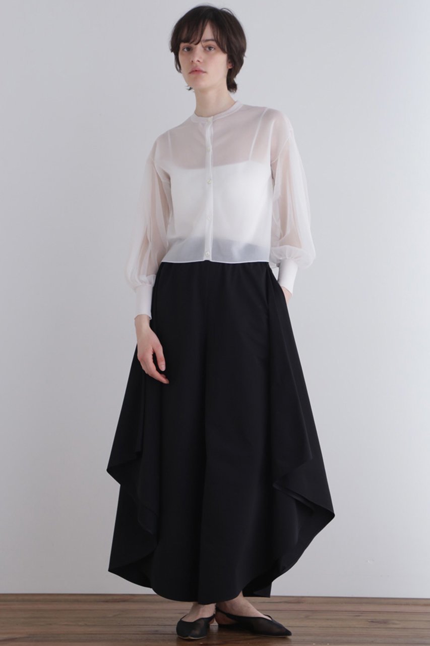 【ル フィル/LE PHIL】のシアーニットカーディガン 人気、トレンドファッション・服の通販 founy(ファニー) 　ファッション　Fashion　レディースファッション　Fashion for Women　トップス・カットソー　Cut & Sew Tops　ニット　Knit Tops & Sweaters　カーディガン・羽織り　Layered Style Cardigans　おすすめ　Recommended / Our Picks　カーディガン　Cardigan, Knitwear　ショート　Short, Short Length　バランス　Balance, Style Balance　ミラノリブ　Milano Rib, Milano Stitch　ワイド　Wide, Wide Fit　今季　This Season, Current Season　other-3|ID: prp329100004454754 ipo3291000000035863594