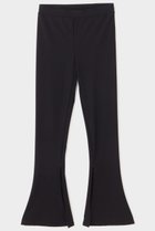 【ル フィル/LE PHIL】のジャージースリットフレアパンツ ブラック|ID: prp329100004454757 ipo3291000000035556550