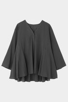 【ル フィル/LE PHIL】のトリアセオーガンジーブラウス 人気、トレンドファッション・服の通販 founy(ファニー) ファッション Fashion レディースファッション Fashion for Women トップス・カットソー Cut & Sew Tops シャツ・ブラウス・オフィスカジュアル Elegant Blouses & Button-Ups スリーブ Sleeve, Long Sleeve / Short Sleeve フォルム Silhouette, Form フロント Front, Front Design ロング Long, Long-Length thumbnail グレー|ID: prp329100004454758 ipo3291000000035534684