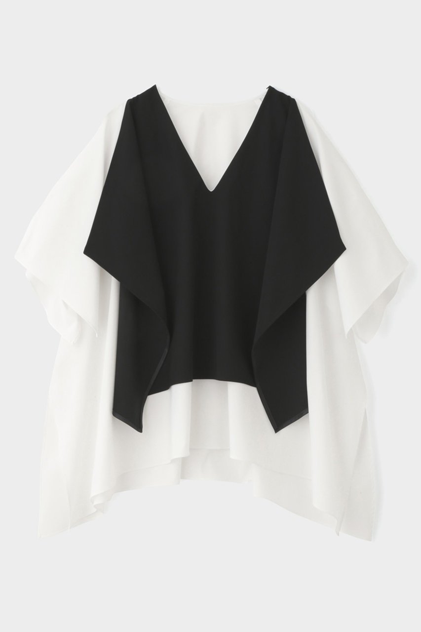 【ル フィル/LE PHIL】のSOLOTEXコンビブラウス 人気、トレンドファッション・服の通販 founy(ファニー) 　ファッション　Fashion　レディースファッション　Fashion for Women　トップス・カットソー　Cut & Sew Tops　シャツ・ブラウス・オフィスカジュアル　Elegant Blouses & Button-Ups　コンビ　Combo, Combination Style　ショート　Short, Short Length　ストレッチ　Stretch, Stretchy Fabric　スリット　Slit, Slit Detail　スリーブ　Sleeve, Long Sleeve / Short Sleeve　フロント　Front, Front Design　 other-1|ID: prp329100004454759 ipo3291000000032810471