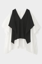 【ル フィル/LE PHIL】のSOLOTEXコンビブラウス 人気、トレンドファッション・服の通販 founy(ファニー) ファッション Fashion レディースファッション Fashion for Women トップス・カットソー Cut & Sew Tops シャツ・ブラウス・オフィスカジュアル Elegant Blouses & Button-Ups コンビ Combo, Combination Style ショート Short, Short Length ストレッチ Stretch, Stretchy Fabric スリット Slit, Slit Detail スリーブ Sleeve, Long Sleeve / Short Sleeve フロント Front, Front Design thumbnail ホワイト|ID: prp329100004454759 ipo3291000000035559805