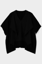 【ル フィル/LE PHIL】のSOLOTEXコンビブラウス 人気、トレンドファッション・服の通販 founy(ファニー) ファッション Fashion レディースファッション Fashion for Women トップス・カットソー Cut & Sew Tops シャツ・ブラウス・オフィスカジュアル Elegant Blouses & Button-Ups コンビ Combo, Combination Style ショート Short, Short Length ストレッチ Stretch, Stretchy Fabric スリット Slit, Slit Detail スリーブ Sleeve, Long Sleeve / Short Sleeve フロント Front, Front Design thumbnail ブラック|ID: prp329100004454759 ipo3291000000035559807