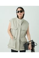 【カオス/Chaos】のリネンキャンバスベスト 人気、トレンドファッション・服の通販 founy(ファニー) ファッション Fashion レディースファッション Ladies' Fashion Online アウター Coat Outerwear ジャケット Jackets ジャケット Jacket フロント Front ベスト Vest ポケット Pocket ミリタリー Military リネン Linen ロング Long 再入荷 Restock/Back In Stock/Re Arrival |ID:prp329100004454762