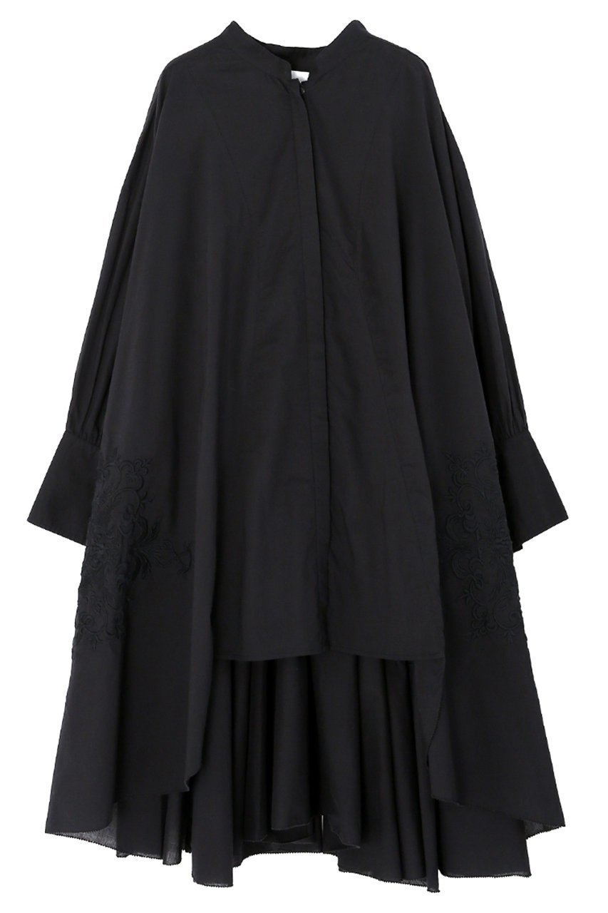 【アユーシ/AAYUSHI】のシャツドレス インテリア・キッズ・メンズ・レディースファッション・服の通販 founy(ファニー) 　ファッション　Fashion　レディースファッション　Fashion for Women　ワンピース　Dresses　フォーマル・パーティードレス・結婚式用ドレス　Elegant & Casual Dresses　チュニック　Tunic Tops & Dresses　おすすめ　Recommended / Our Picks　インド　Indian Textile　カットオフ　Cut-Off Design　ギャザー　Gathered, Ruffled　ショート　Short, Short Length　チュニック　Tunic, Long Top　デニム　Denim, Jeans Material　ドレス　Dress, One-Piece　ロング　Long, Long-Length　エレガント 上品　Elegant　夏　Summer　ブラック|ID: prp329100004454769 ipo3291000000032870008