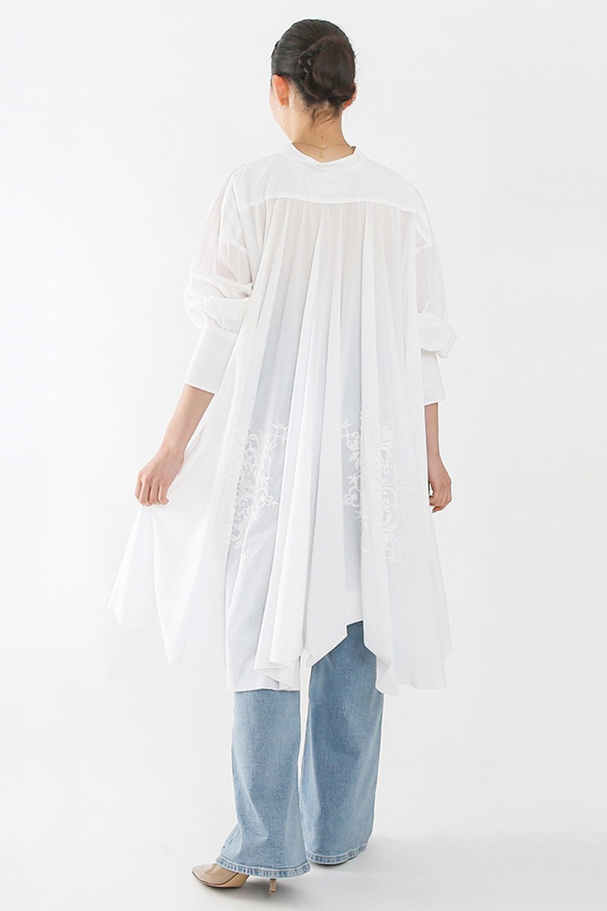 【アユーシ/AAYUSHI】のシャツドレス 人気、トレンドファッション・服の通販 founy(ファニー) 　ファッション　Fashion　レディースファッション　Fashion for Women　ワンピース　Dresses　フォーマル・パーティードレス・結婚式用ドレス　Elegant & Casual Dresses　チュニック　Tunic Tops & Dresses　おすすめ　Recommended / Our Picks　インド　Indian Textile　カットオフ　Cut-Off Design　ギャザー　Gathered, Ruffled　ショート　Short, Short Length　チュニック　Tunic, Long Top　デニム　Denim, Jeans Material　ドレス　Dress, One-Piece　ロング　Long, Long-Length　エレガント 上品　Elegant　夏　Summer　other-5|ID: prp329100004454769 ipo3291000000032870030