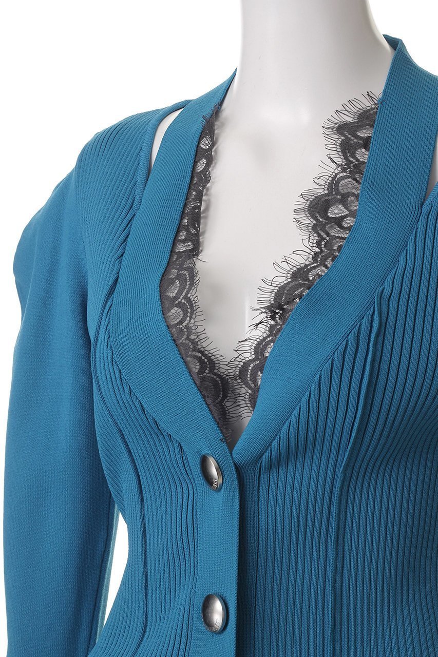 【プランク プロジェクト/PRANK PROJECT】のパフスリーブレースニットカーデ / Puff Sleeve Lace Knit Cardigan 人気、トレンドファッション・服の通販 founy(ファニー) 　ファッション　Fashion　レディースファッション　Fashion for Women　トップス・カットソー　Cut & Sew Tops　ニット　Knit Tops & Sweaters　カーディガン・羽織り　Layered Style Cardigans　おすすめ　Recommended / Our Picks　エレガント 上品　Elegant　カッティング　Cutting Detail　カーディガン　Cardigan, Knitwear　ショルダー　Shoulder, Shoulder Strap　トレンド　Trend, Trending Now　レース　Lace, Lace Fabric　ワイド　Wide, Wide Fit　今季　This Season, Current Season　夏　Summer　羽織　Haori, Light Jacket　other-5|ID: prp329100004454773 ipo3291000000032933782