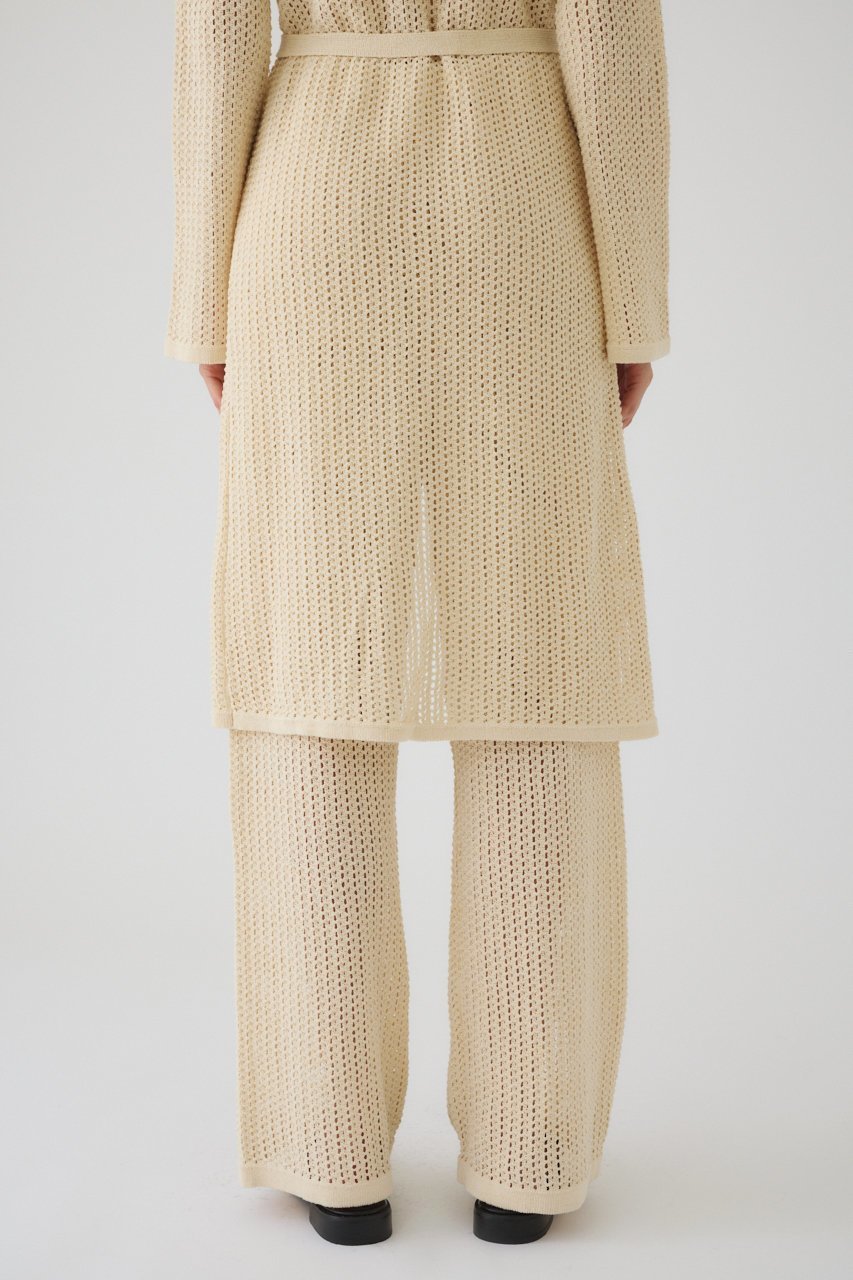 【リムアーク/RIM.ARK】のSummer knit relax PT/パンツ 人気、トレンドファッション・服の通販 founy(ファニー) 　ファッション　Fashion　レディースファッション　Fashion for Women　パンツ　Pants & Trousers　おすすめ　Recommended / Our Picks　セットアップ　Set-Up, Coordinated Outfit　ペチコート　Petticoat, Underskirt　夏　Summer　透かし　Cut-Out, Lacework　other-4|ID: prp329100004454777 ipo3291000000035266361