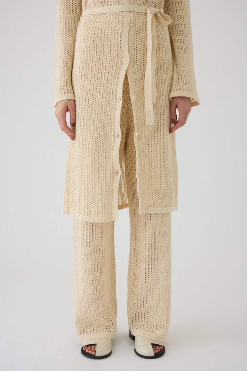 【リムアーク/RIM.ARK】のSummer knit relax PT/パンツ インテリア・キッズ・メンズ・レディースファッション・服の通販 founy(ファニー) ファッション Fashion レディースファッション Fashion for Women パンツ Pants & Trousers おすすめ Recommended / Our Picks セットアップ Set-Up, Coordinated Outfit ペチコート Petticoat, Underskirt 夏 Summer 透かし Cut-Out, Lacework アイボリー|ID: prp329100004454777 ipo3291000000035699994